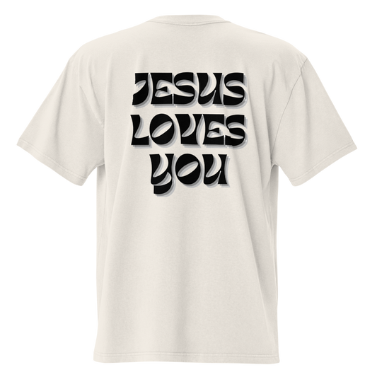 Camiseta V&F Oversize Jesus Loves You