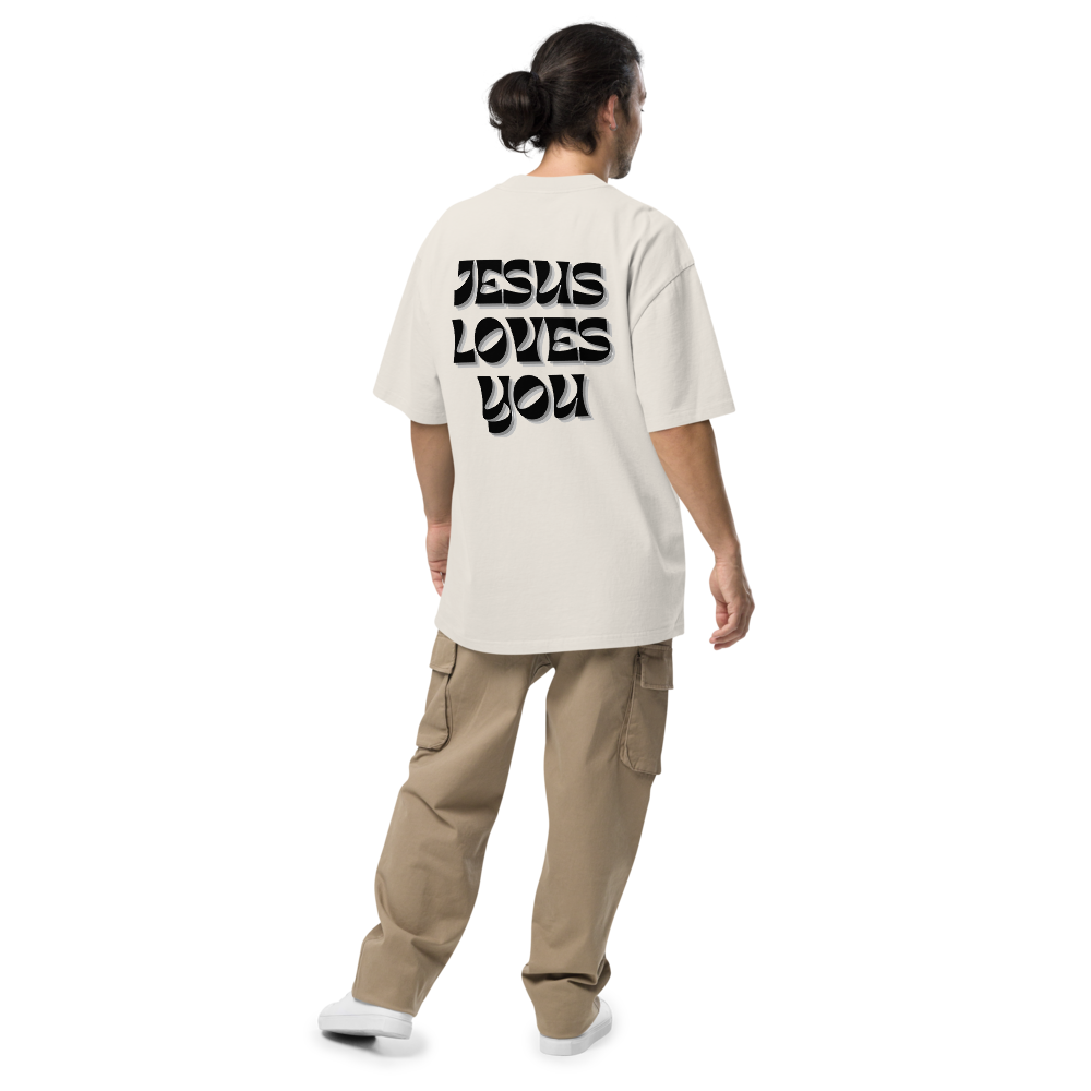 Camiseta V&F Oversize Jesus Loves You