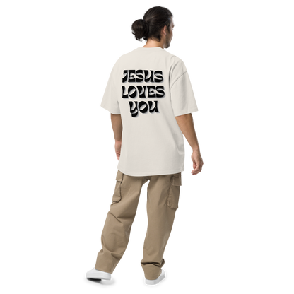 Camiseta V&F Oversize Jesus Loves You