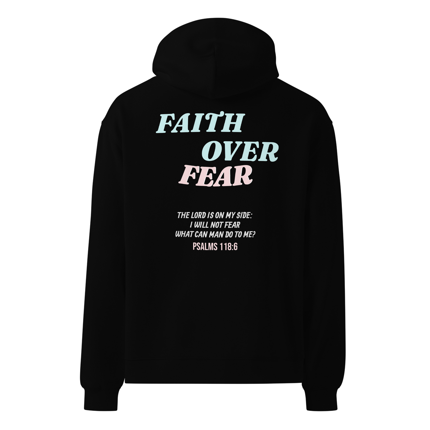 V&amp;F Faith Over Fear oversized sweatshirt