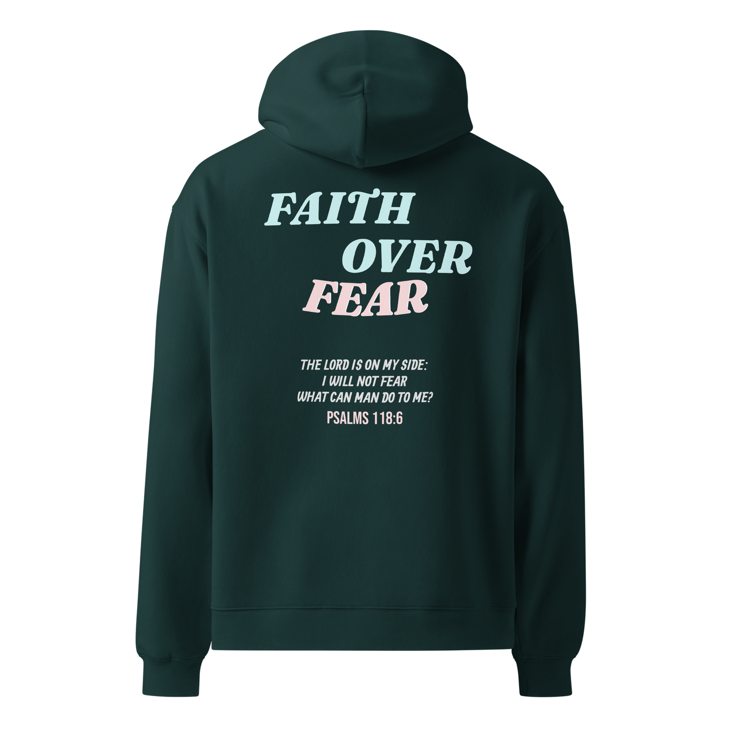 V&amp;F Faith Over Fear oversized sweatshirt