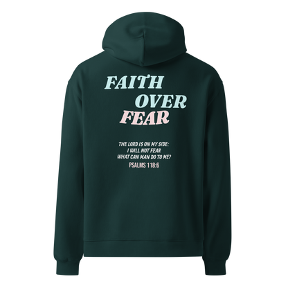 V&amp;F Faith Over Fear oversized sweatshirt